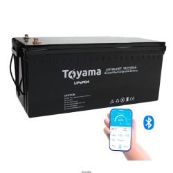 Akumulator Litowy TOYAMA LiFePO4 100Ah 24V BMS Bluetooth